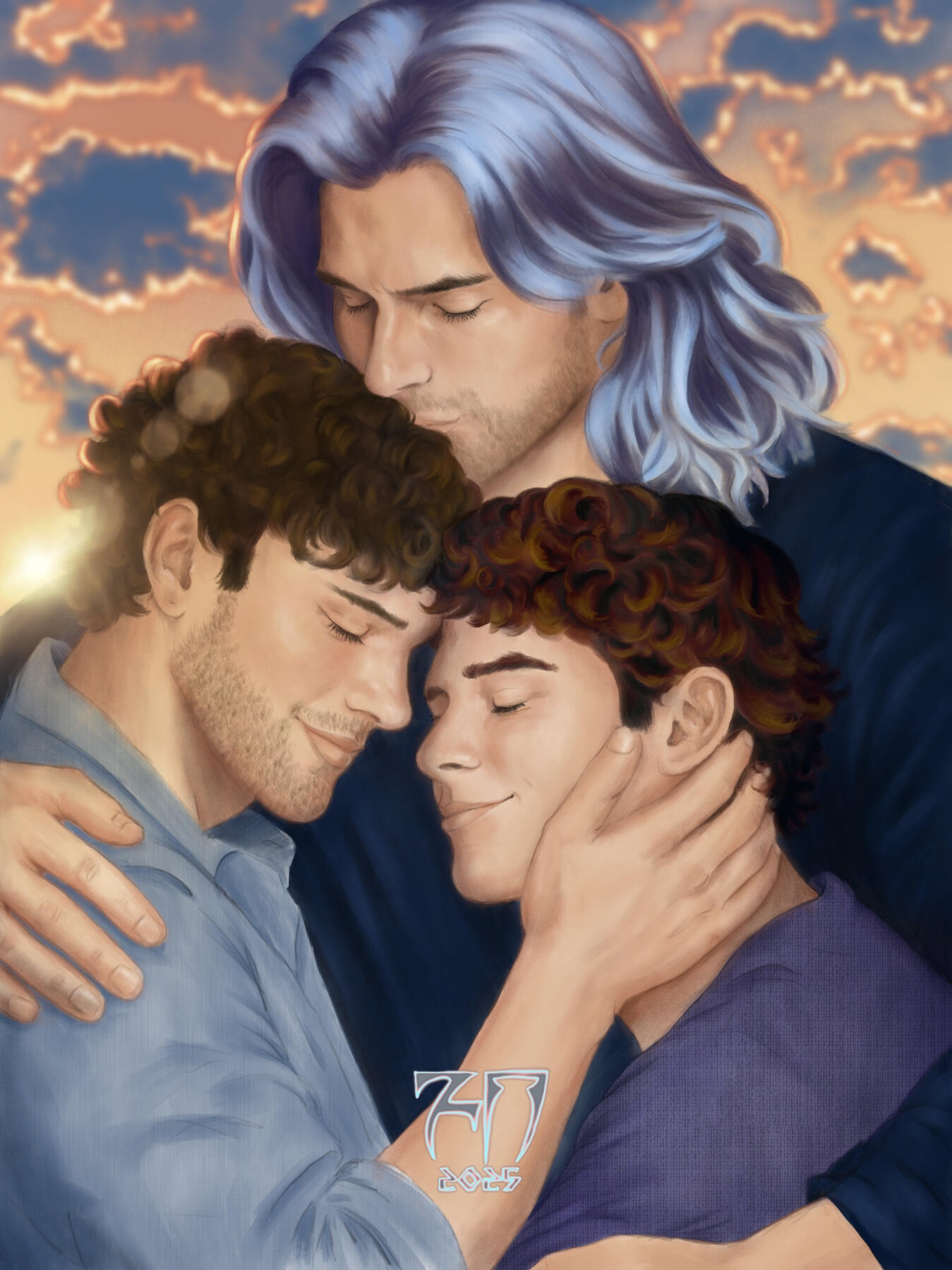 Reikos, Mattias, and Hemedes - Art by Floppycat